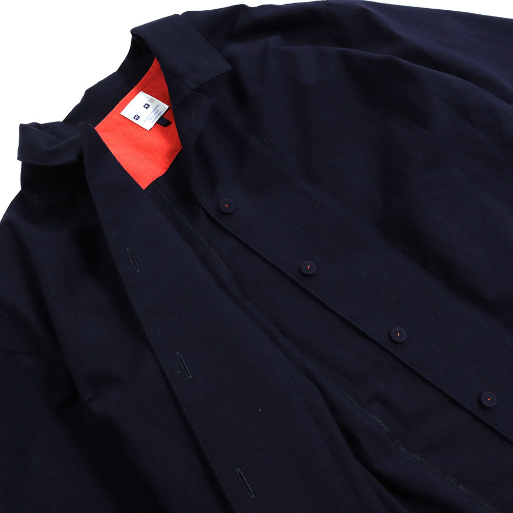 儀右エ門 ギエモン 久留米絣 オープンカラーワンピース Y2168  日本製【2024aw】