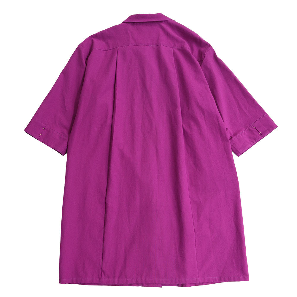 儀右エ門 ギエモン 久留米絣 オープンカラーワンピース Y2168  日本製【2024aw】