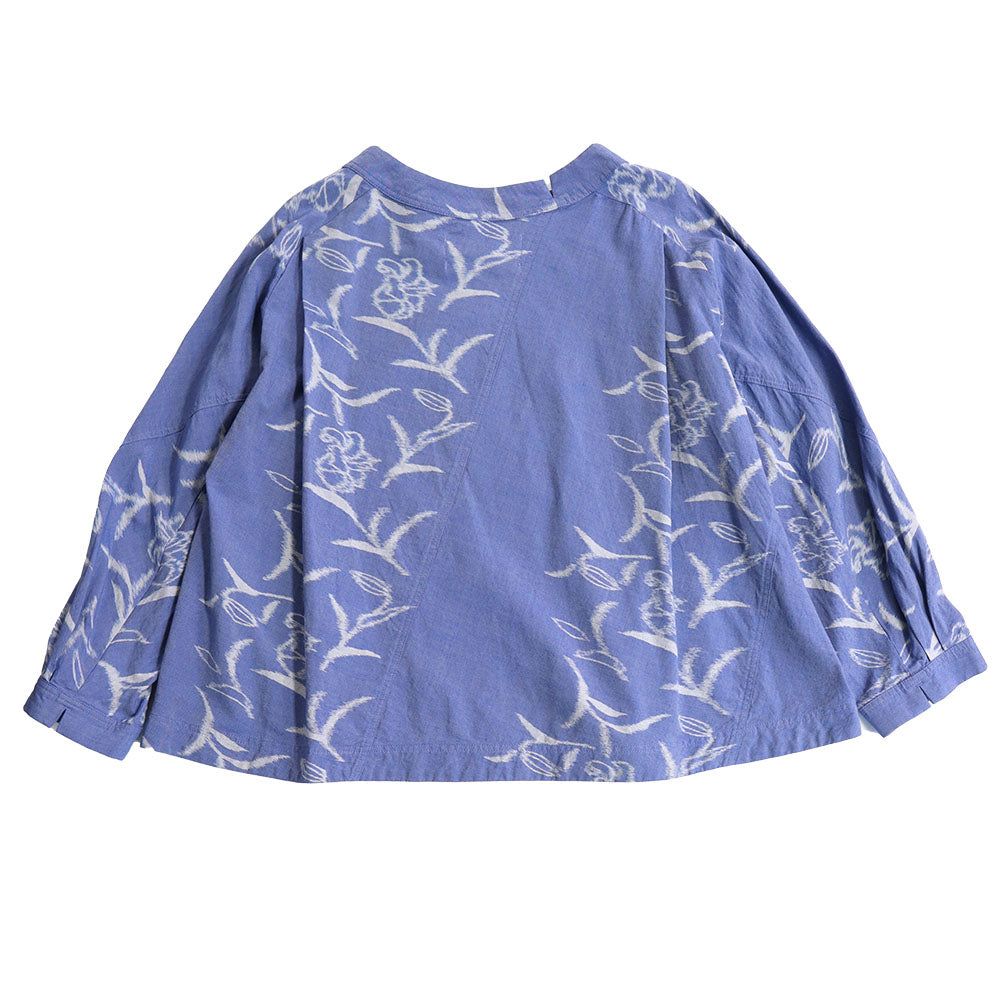 Giemon Kurume Kasuri Blouse G-509 Made in Japan