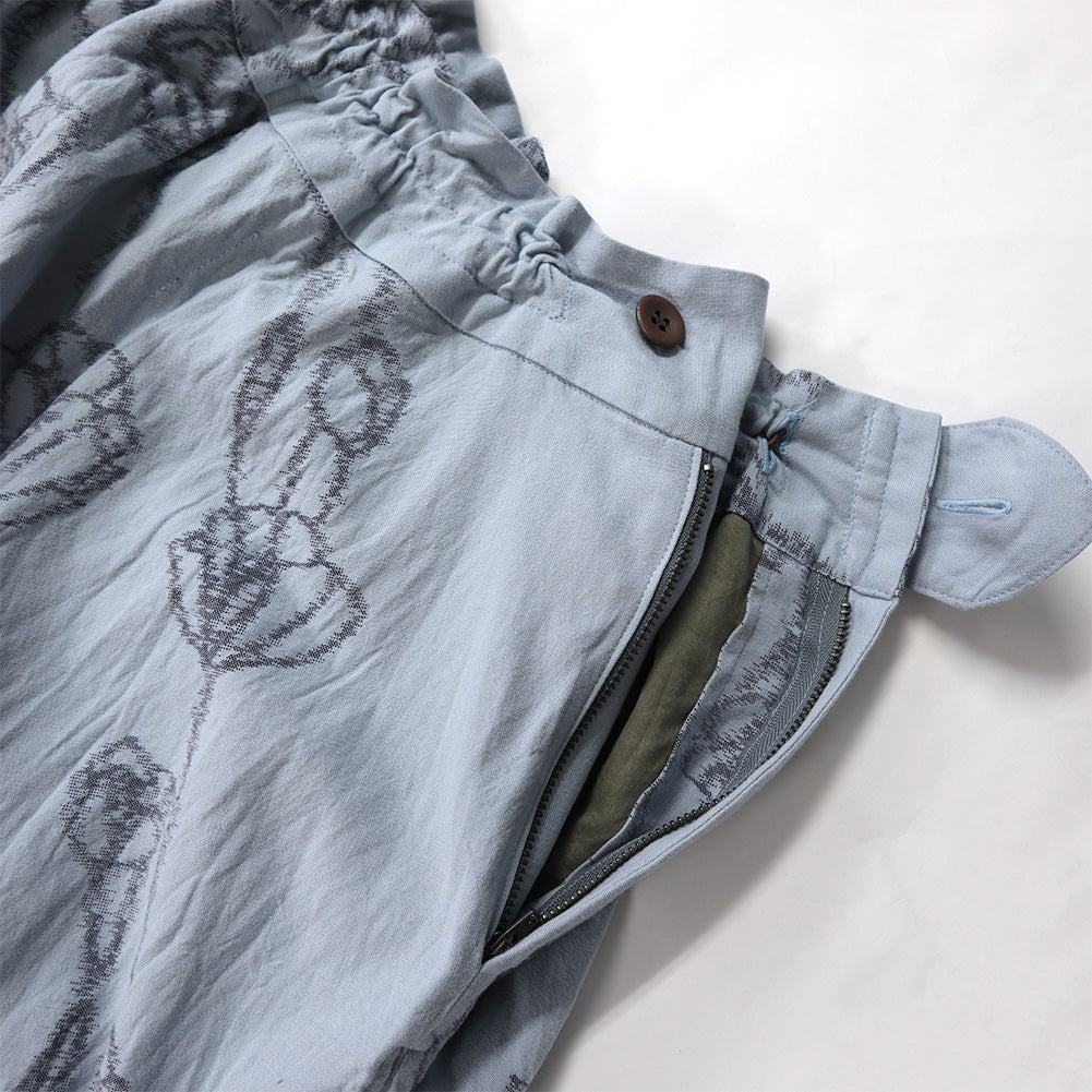 Giemon Kurume Kasuri Skirt G902
