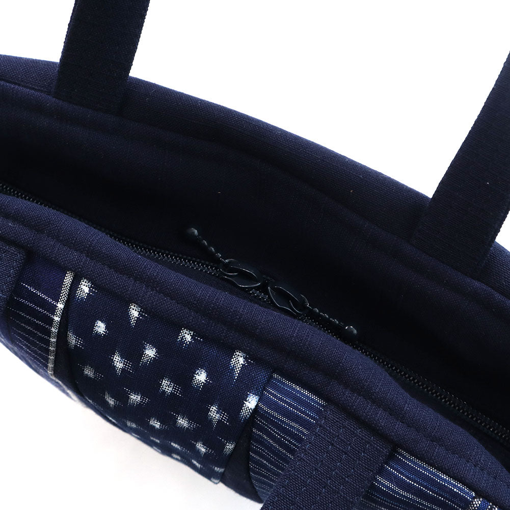 【予約商品】儀右エ門 ギエモン 久留米絣トートバッグ とんがり 日本製【2025ss】