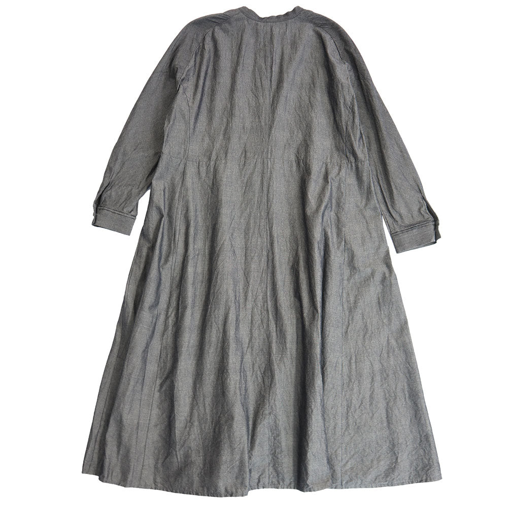 Giemon ギエモン ぎえもん 久留米絣 ピンタックワンピース G215【2023aw】