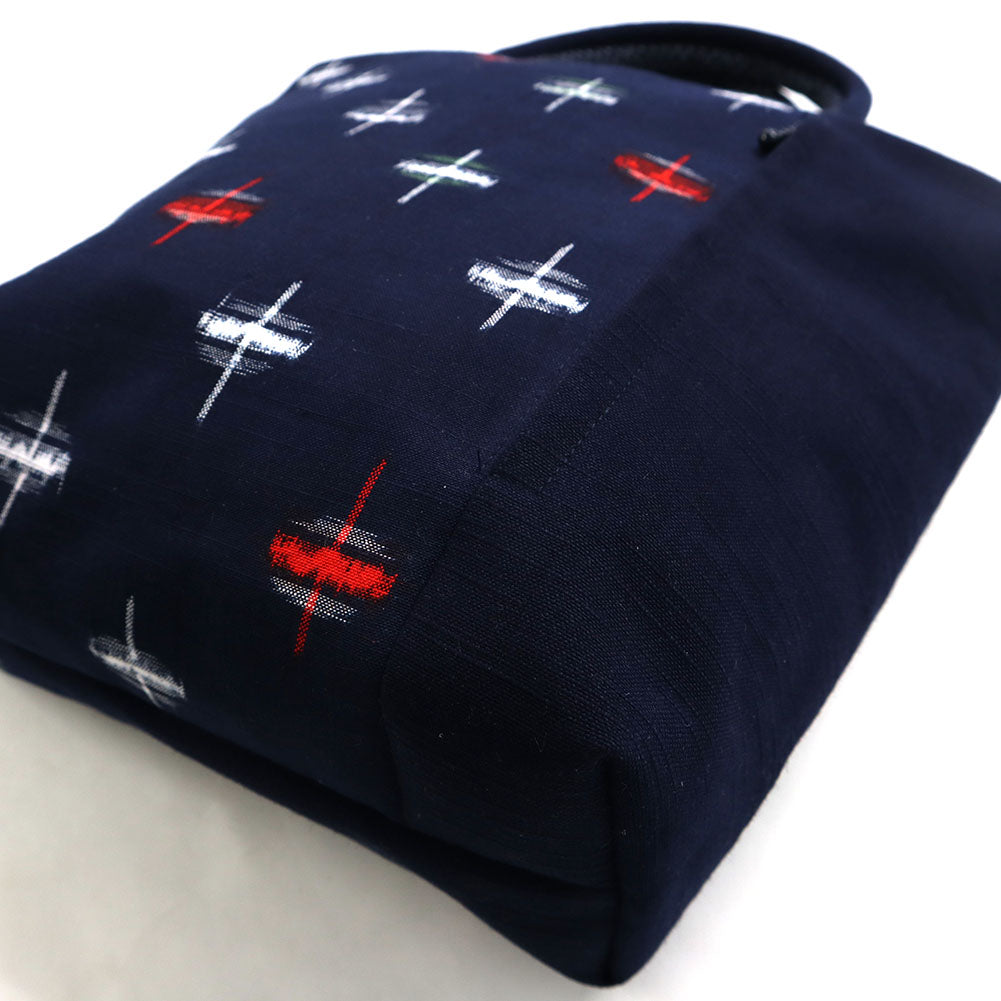 【予約商品】儀右ヱ門 ギエモン ぎえもん 久留米絣 トートバッグ 祝来る(しゅくきたる)日本製【2025ss】