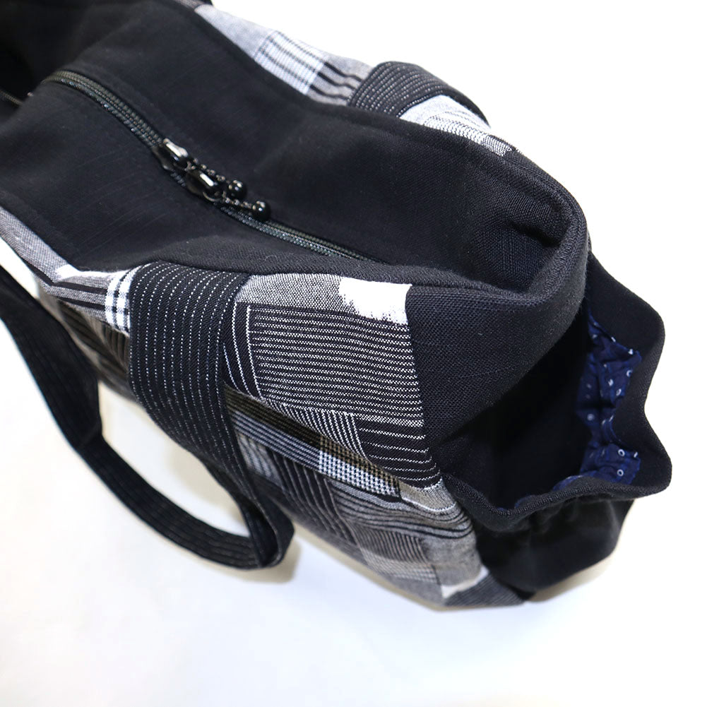 儀右エ門 ギエモン 久留米絣 トートバッグ おたふく 日本製【2024aw】