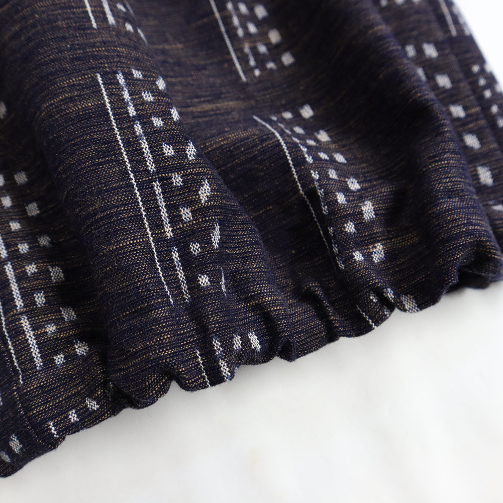 儀右エ門 ギエモン 久留米絣 裏地付きパンツ ズボン カ726 日本製【2024aw】