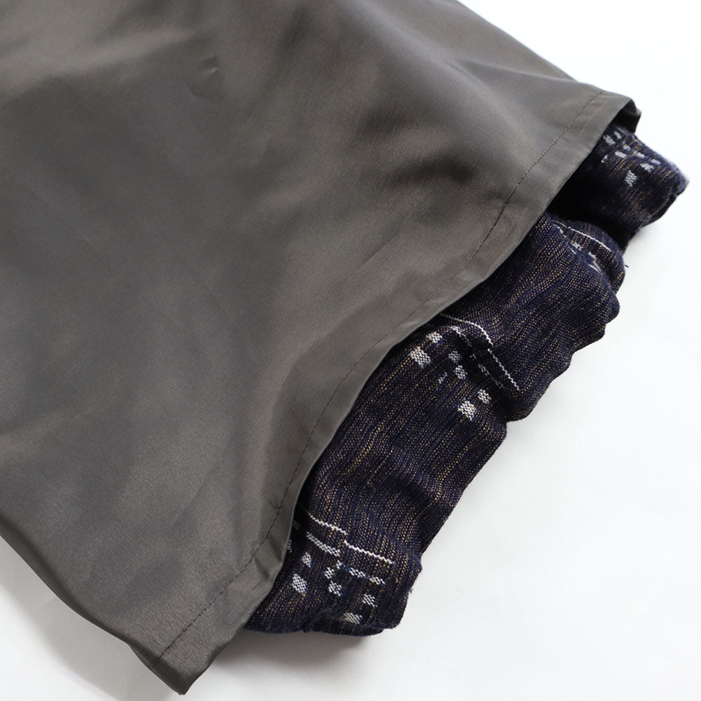 儀右エ門 ギエモン 久留米絣 裏地付きパンツ ズボン カ726 日本製【2024aw】