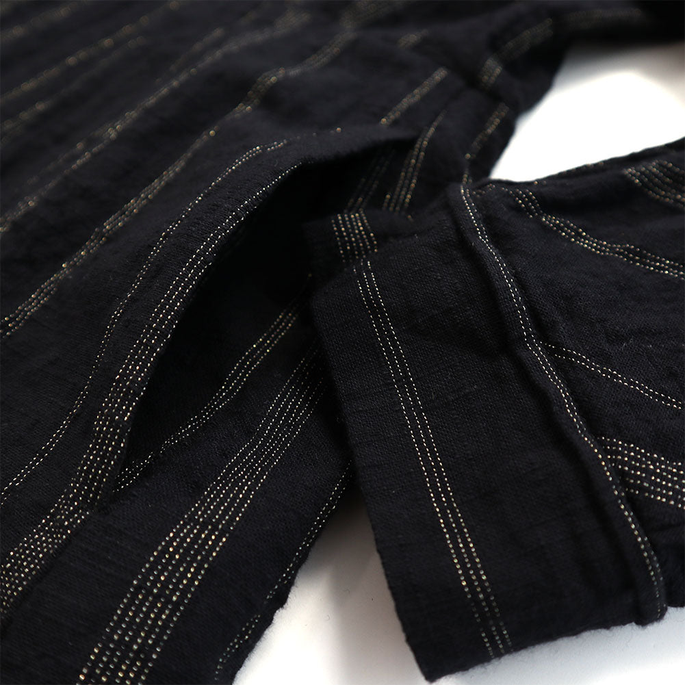 Giemon ギエモン ぎえもん 久留米絣 ピンタックブラウス G513【2023aw】