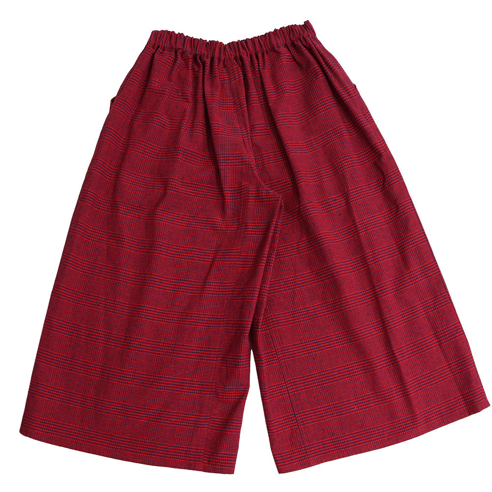 儀右ヱ門 ギエモン ぎえもん 久留米絣 ワイドパンツ Y7113 日本製【2025ss】