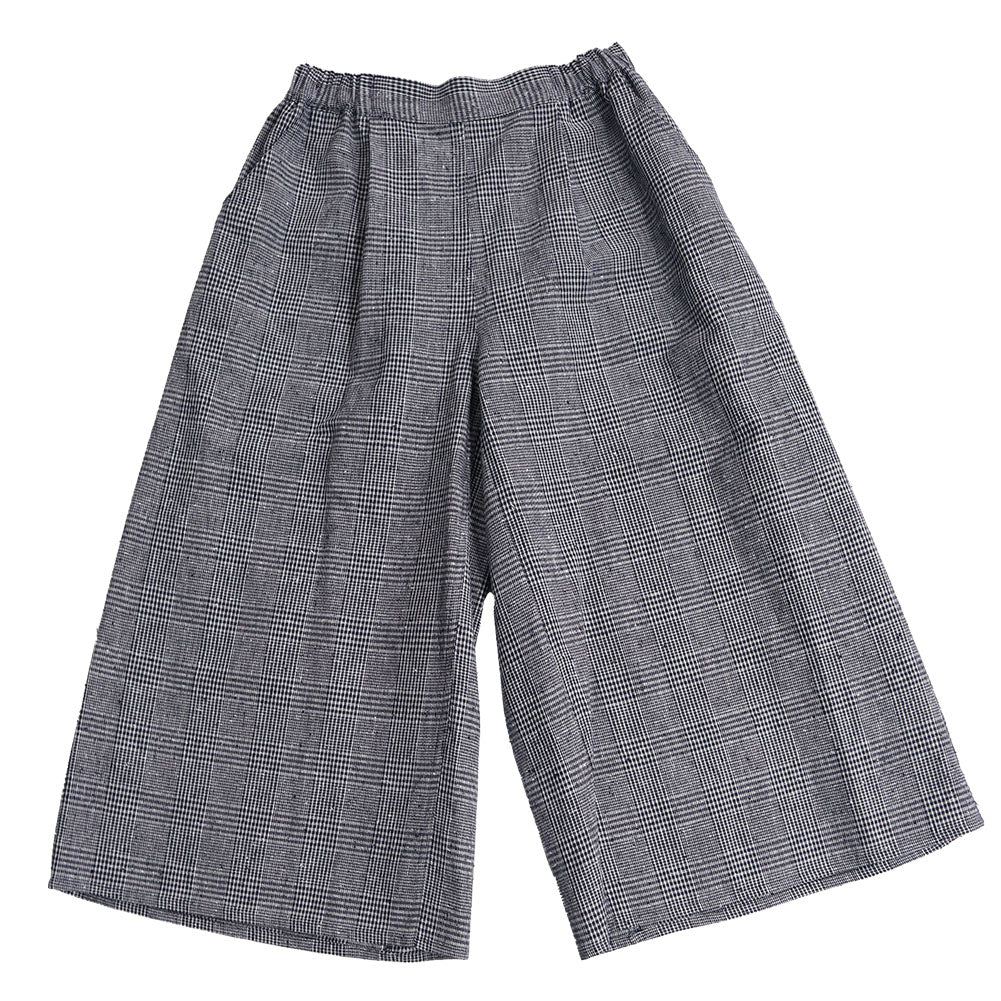 儀右ヱ門 ギエモン ぎえもん 久留米絣 ワイドパンツ Y7113 日本製【2025ss】