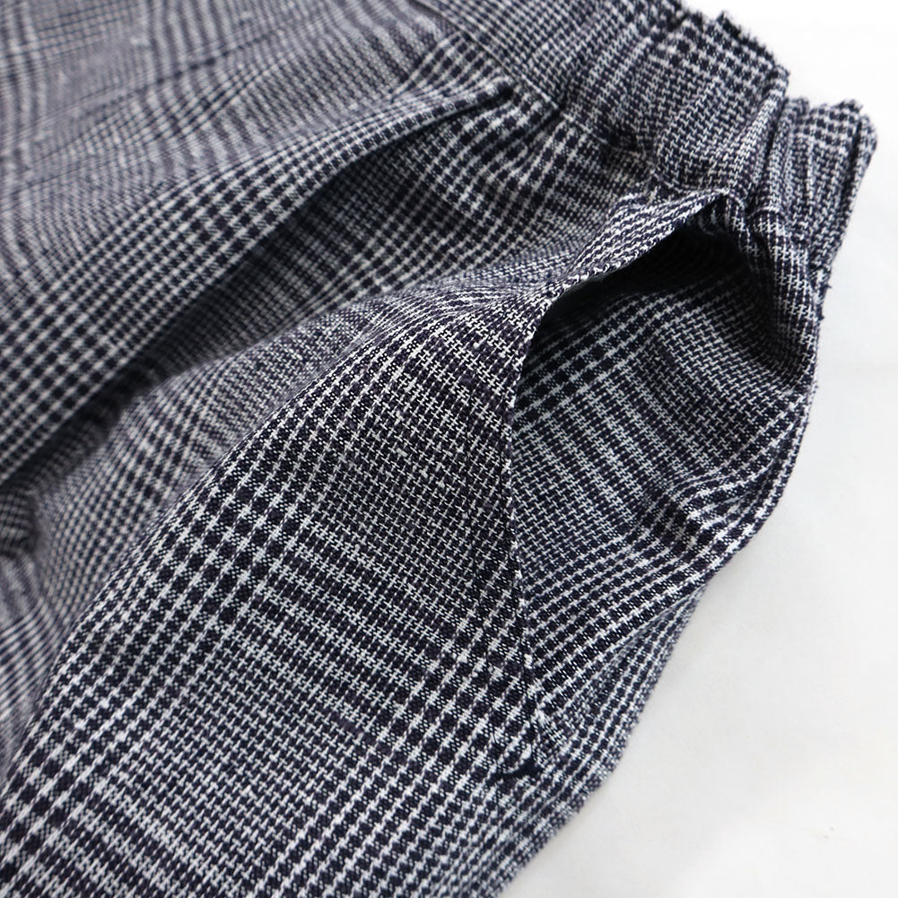 儀右ヱ門 ギエモン ぎえもん 久留米絣 ワイドパンツ Y7113 日本製【2025ss】