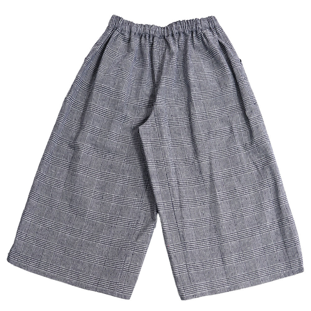 儀右ヱ門 ギエモン ぎえもん 久留米絣 ワイドパンツ Y7113 日本製【2025ss】