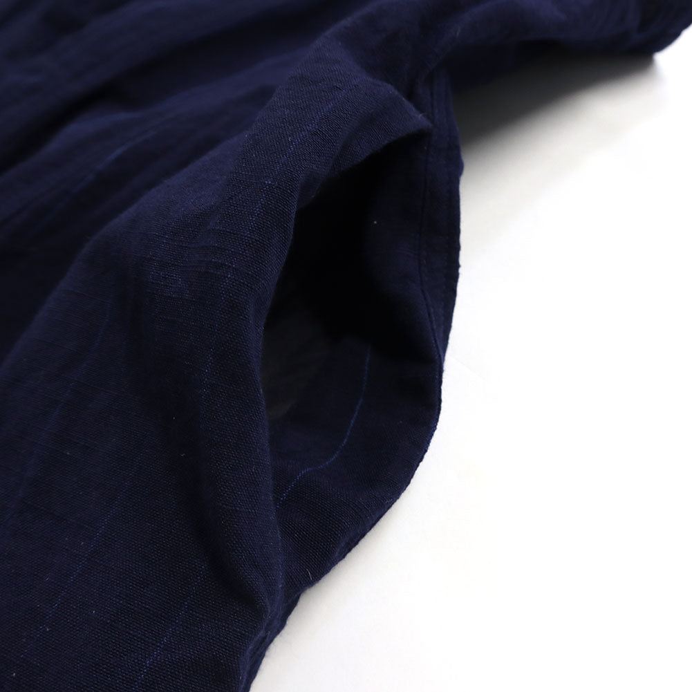 儀右ヱ門 ギエモン ぎえもん 久留米絣 ロングジレ ロングベスト G604 日本製【2025ss】