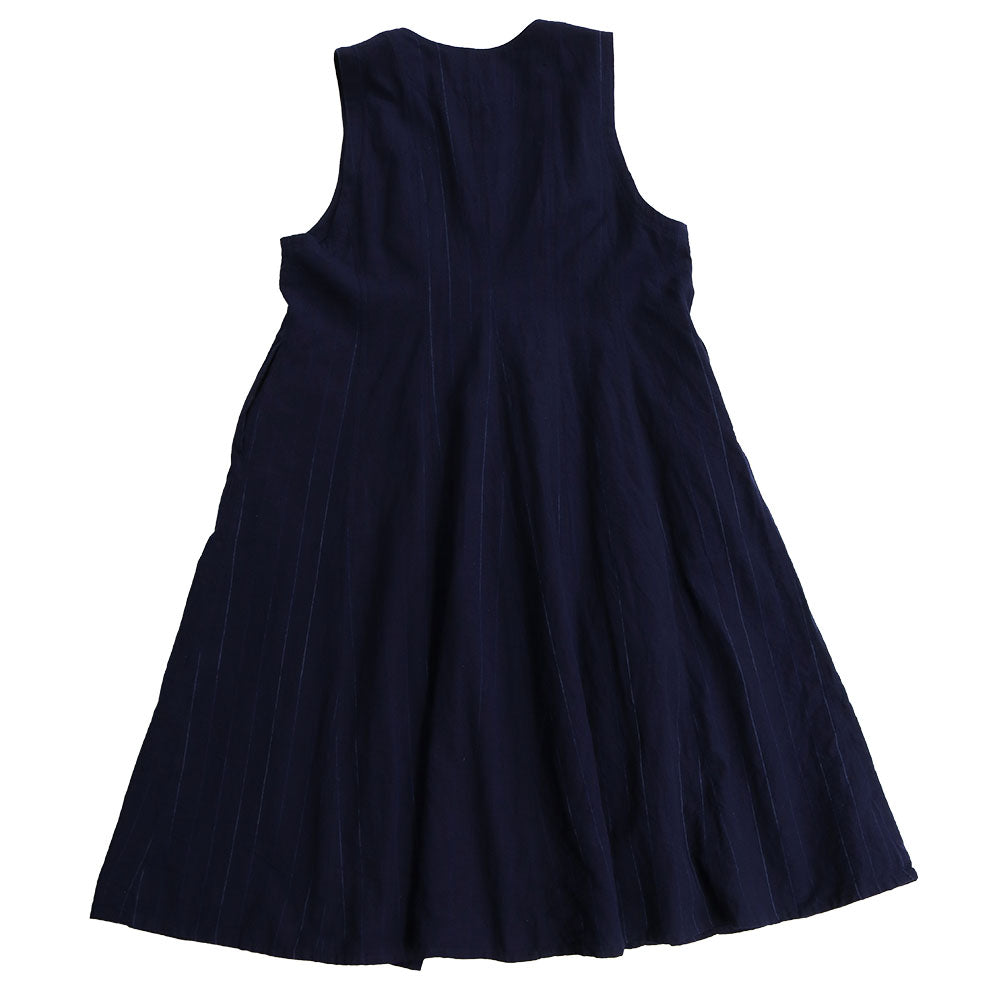 儀右ヱ門 ギエモン ぎえもん 久留米絣 ロングジレ ロングベスト G604 日本製【2025ss】