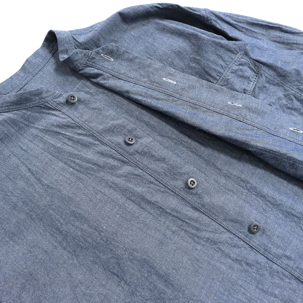 Giemon ギエモン ぎえもん 久留米絣 オーバーブラウス G522 日本製【2025ss】