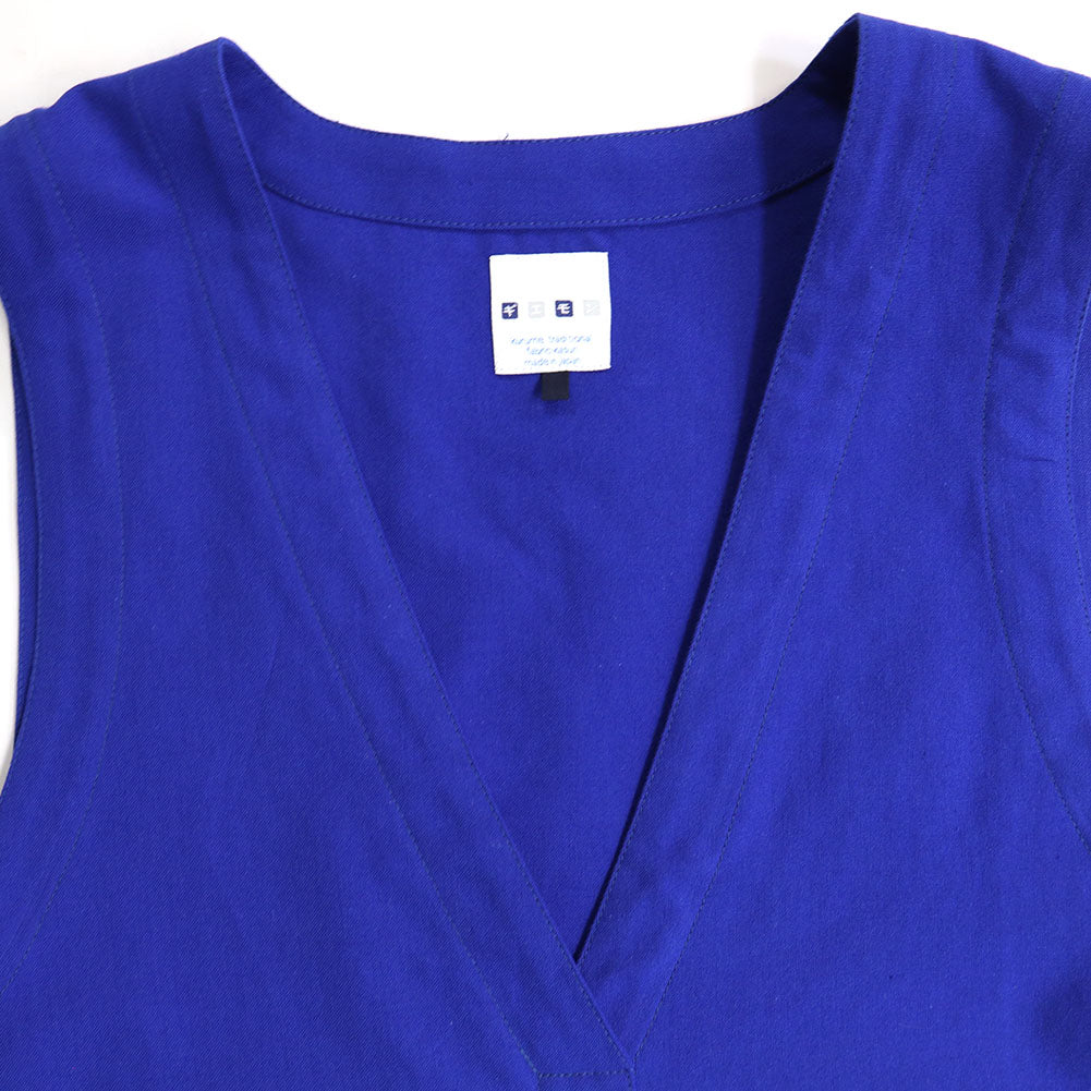 儀右ヱ門 ギエモン ぎえもん 久留米絣 ベスト Y6013 日本製【2025ss】