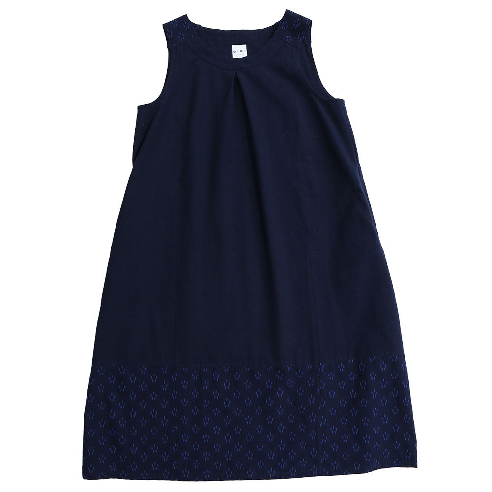 儀右ヱ門 ギエモン ぎえもん 久留米絣 ジャンパースカート Y9067  日本製【2025ss】