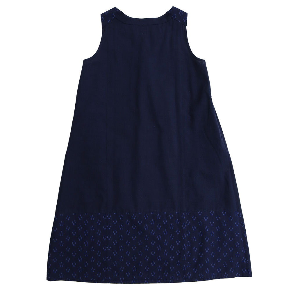 儀右ヱ門 ギエモン ぎえもん 久留米絣 ジャンパースカート Y9067  日本製【2025ss】