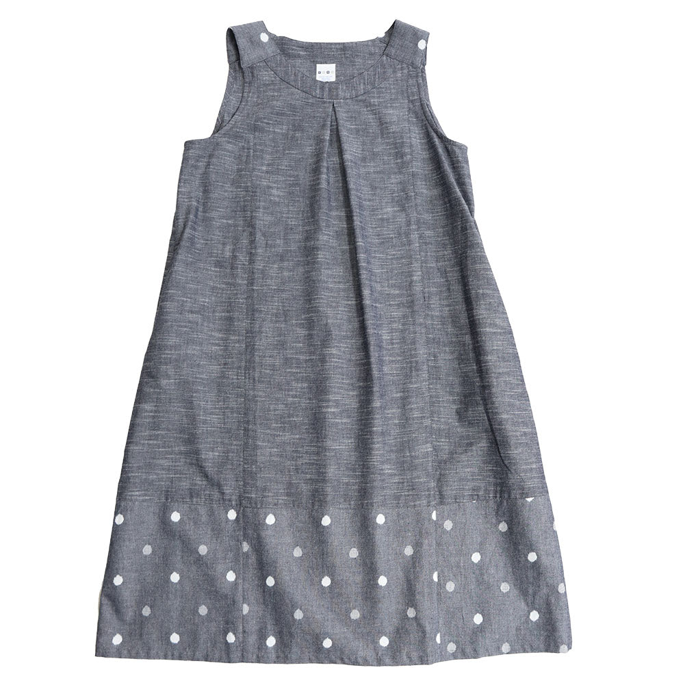 儀右ヱ門 ギエモン ぎえもん 久留米絣 ジャンパースカート Y9067  日本製【2025ss】