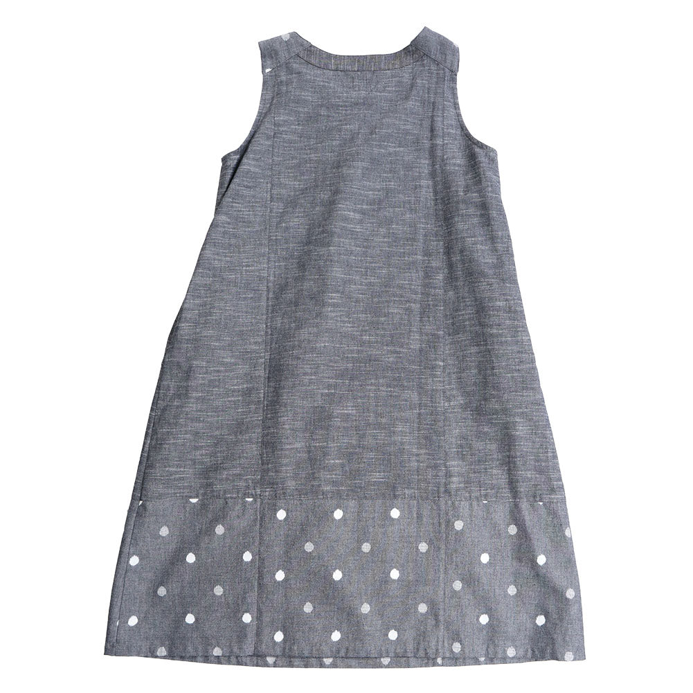 儀右ヱ門 ギエモン ぎえもん 久留米絣 ジャンパースカート Y9067  日本製【2025ss】