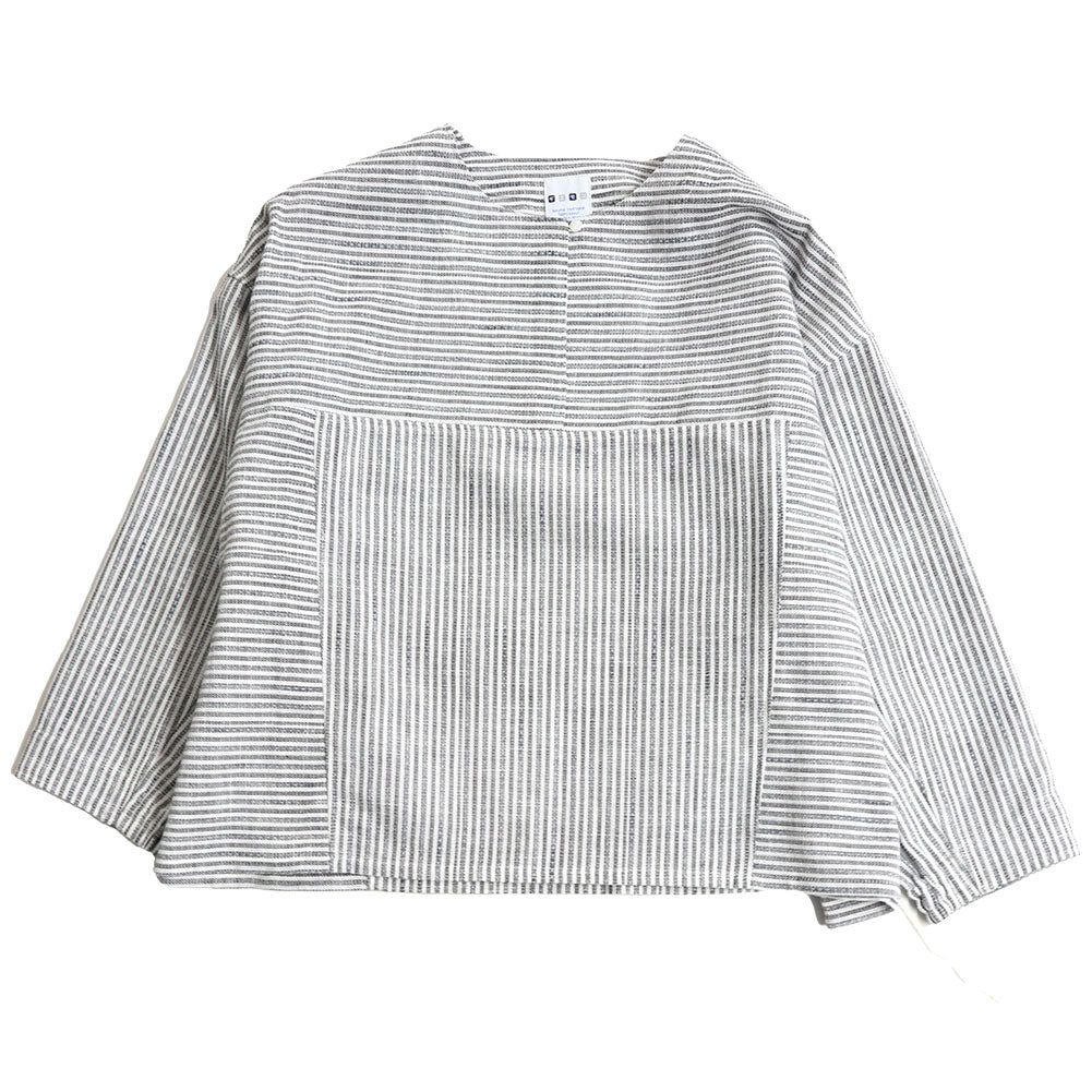 儀右ヱ門 ギエモン ぎえもん 久留米絣 ショート丈プルオーバーブラウス Y5167 日本製【2025ss】