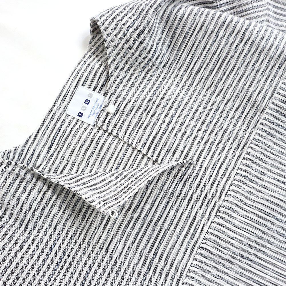 儀右ヱ門 ギエモン ぎえもん 久留米絣 ショート丈プルオーバーブラウス Y5167 日本製【2025ss】