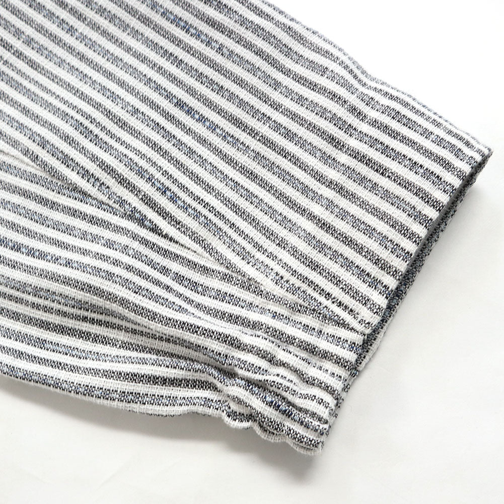 儀右ヱ門 ギエモン ぎえもん 久留米絣 ショート丈プルオーバーブラウス Y5167 日本製【2025ss】