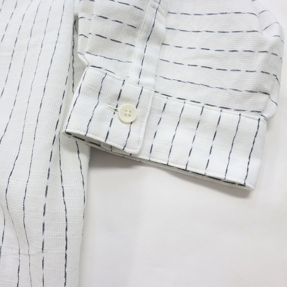 儀右ヱ門 ギエモン ぎえもん 久留米絣 バックギャザーブラウス Y5169  日本製【2025ss】