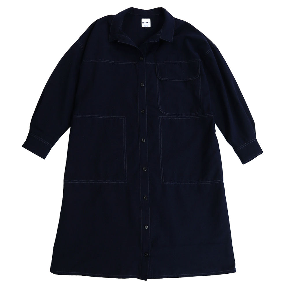 儀右ヱ門 ギエモン ぎえもん 久留米絣 ワンピース  Y2164【2024ss】