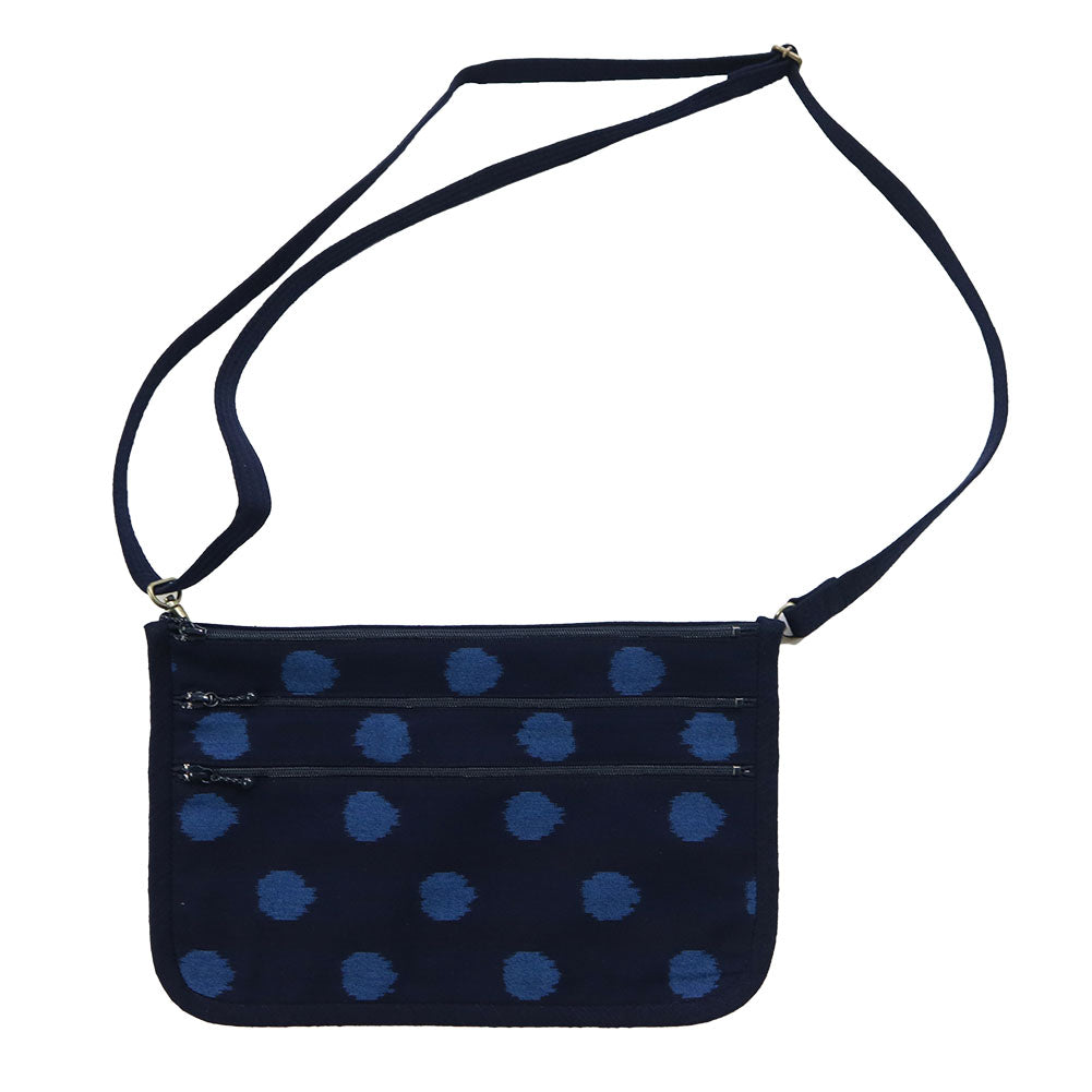 儀右ヱ門 ギエモン ぎえもん 久留米絣 ポシェット 姉妹 日本製【2024ss】