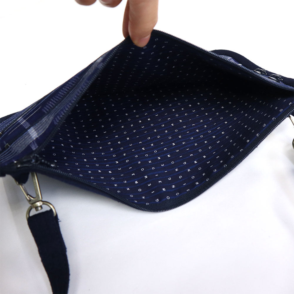 儀右ヱ門 ギエモン ぎえもん 久留米絣 ポシェット 姉妹 日本製【2024ss】