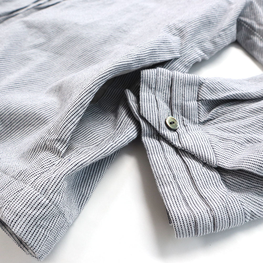 儀右ヱ門 ギエモン ぎえもん 久留米絣 ウェーブブラウス G523 日本製【2025ss】