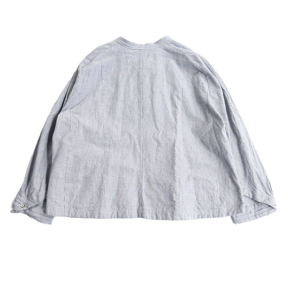 儀右ヱ門 ギエモン ぎえもん 久留米絣 ウェーブブラウス G523 日本製【2025ss】