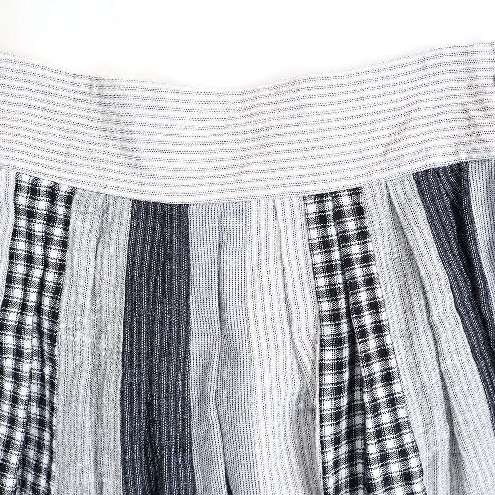 儀右ヱ門 ギエモン ぎえもん 久留米絣 パッチワークスカート G908 日本製【2025ss】