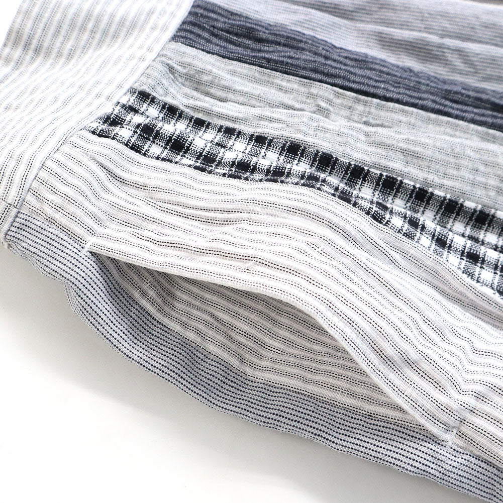 儀右ヱ門 ギエモン ぎえもん 久留米絣 パッチワークスカート G908 日本製【2025ss】