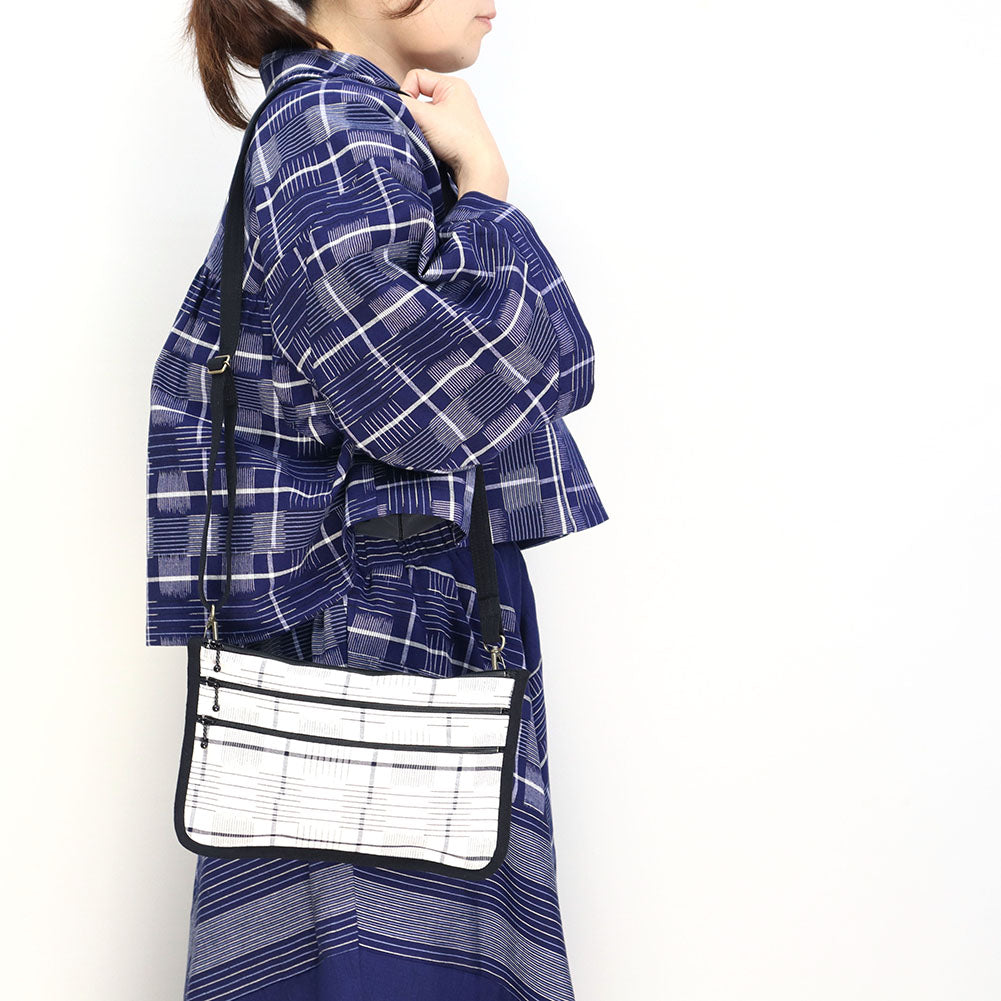 儀右ヱ門 ギエモン ぎえもん 久留米絣 ポシェット 姉妹 日本製【2024ss】