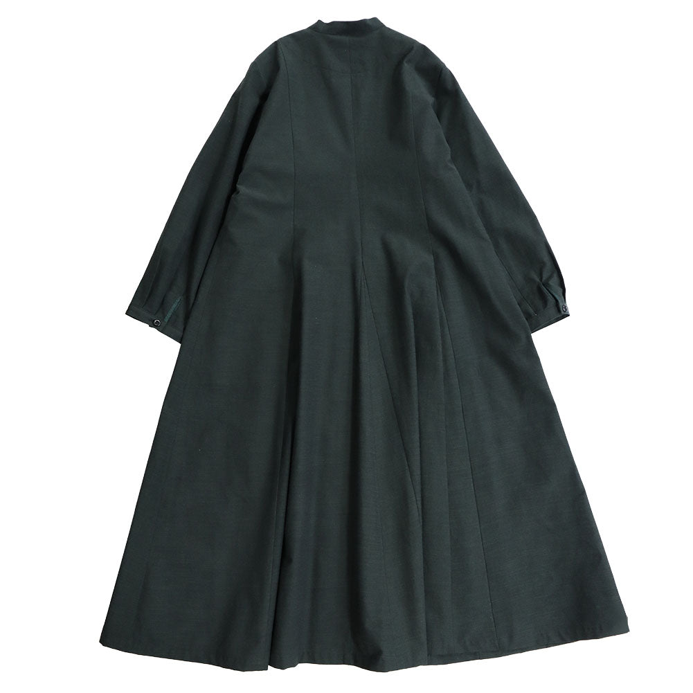 Giemon Kurume Kasuri Front Opening Dress SO246 Long Sleeve Giemon Giemon Mrs. Spring, Summer, Autumn, Winter Made in Japan