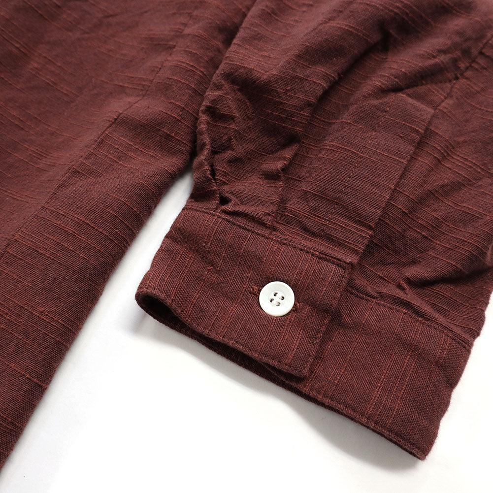 Giemon Giemon Kurume Kasuri 休閒襯衫上衣長款男女皆宜 Y5131-2 日本製造