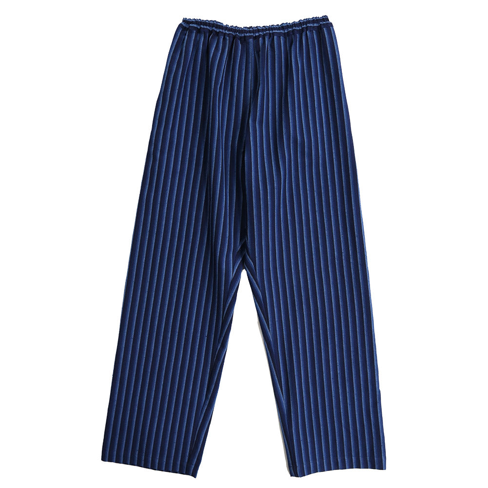 Giemon Giemon Kurume Kasuri Pants 長褲 D748 日本製造