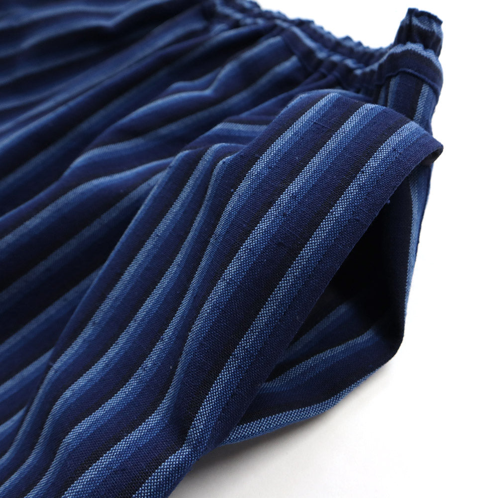 Giemon Giemon Kurume Kasuri Pants 長褲 D748 日本製造