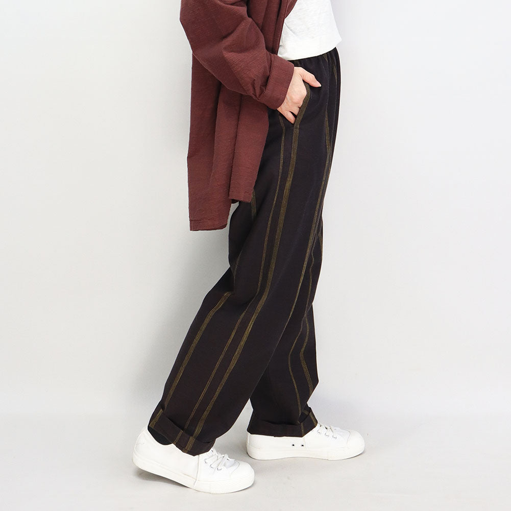 Giemon Giemon Kurume Kasuri Pants 長褲 D748 日本製造