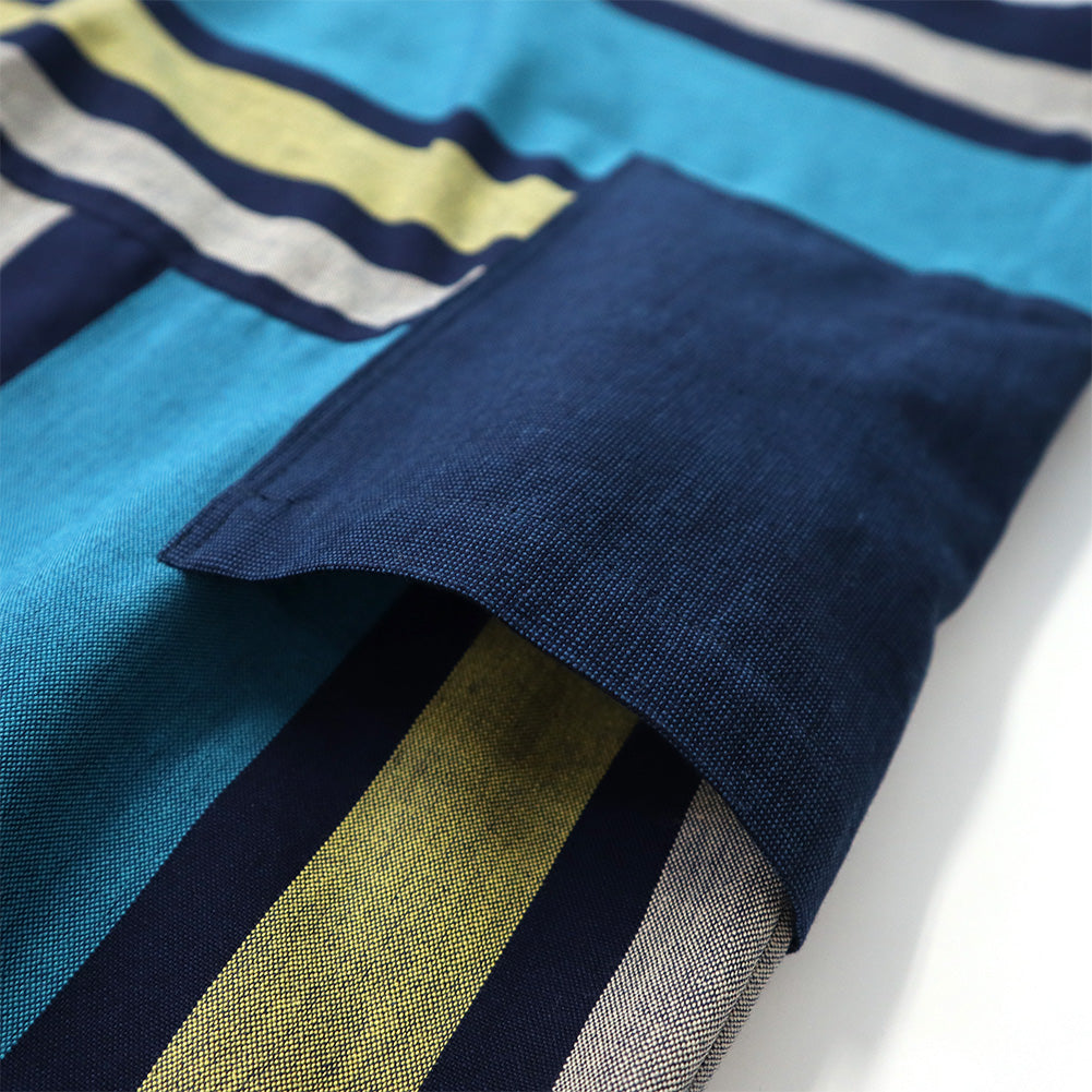 Giemon Giemon Giemon Kurume Kasuri Tunic One Piece Y2155 Made in Japan Spring Summer Free Shipping