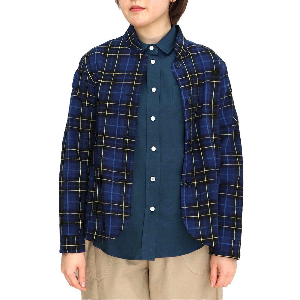 Giemon Giemon Giemon Kurume Kasuri Jacket Y1008 Made in Japan