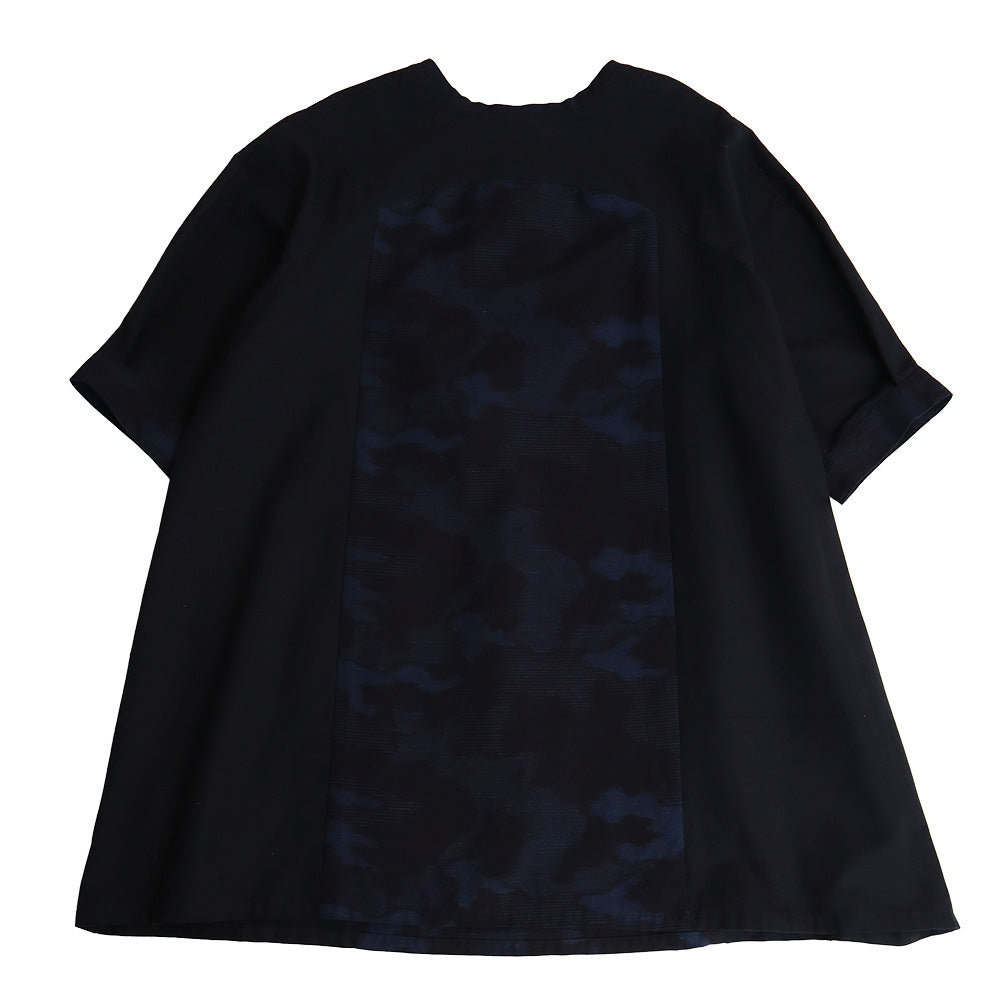 儀右ヱ門 ギエモン ぎえもん 久留米絣 プルオーバーチュニック丈ブラウス タ537 日本製【2025ss】