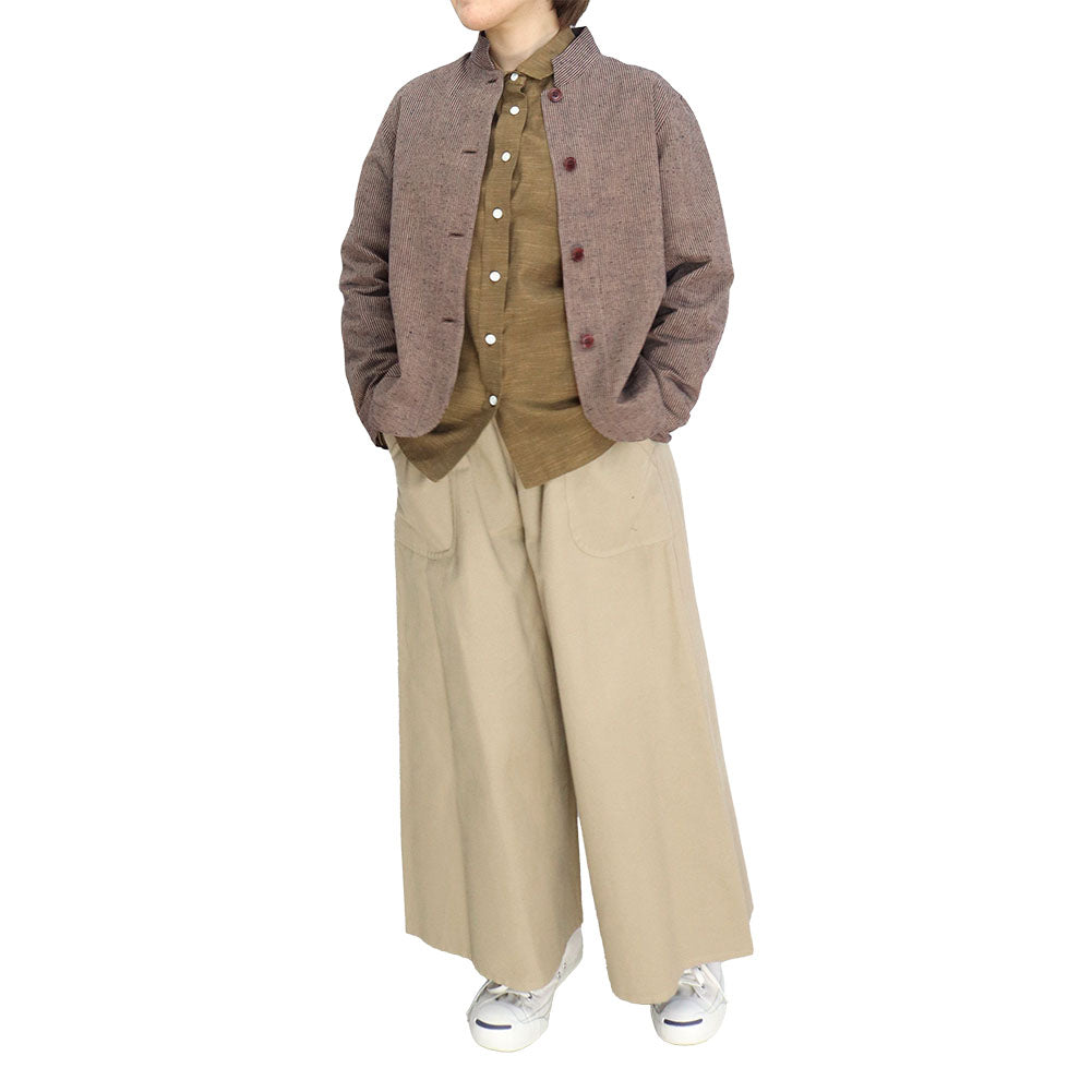 Giemon Giemon Giemon Kurume Kasuri Jacket Y1008 Made in Japan