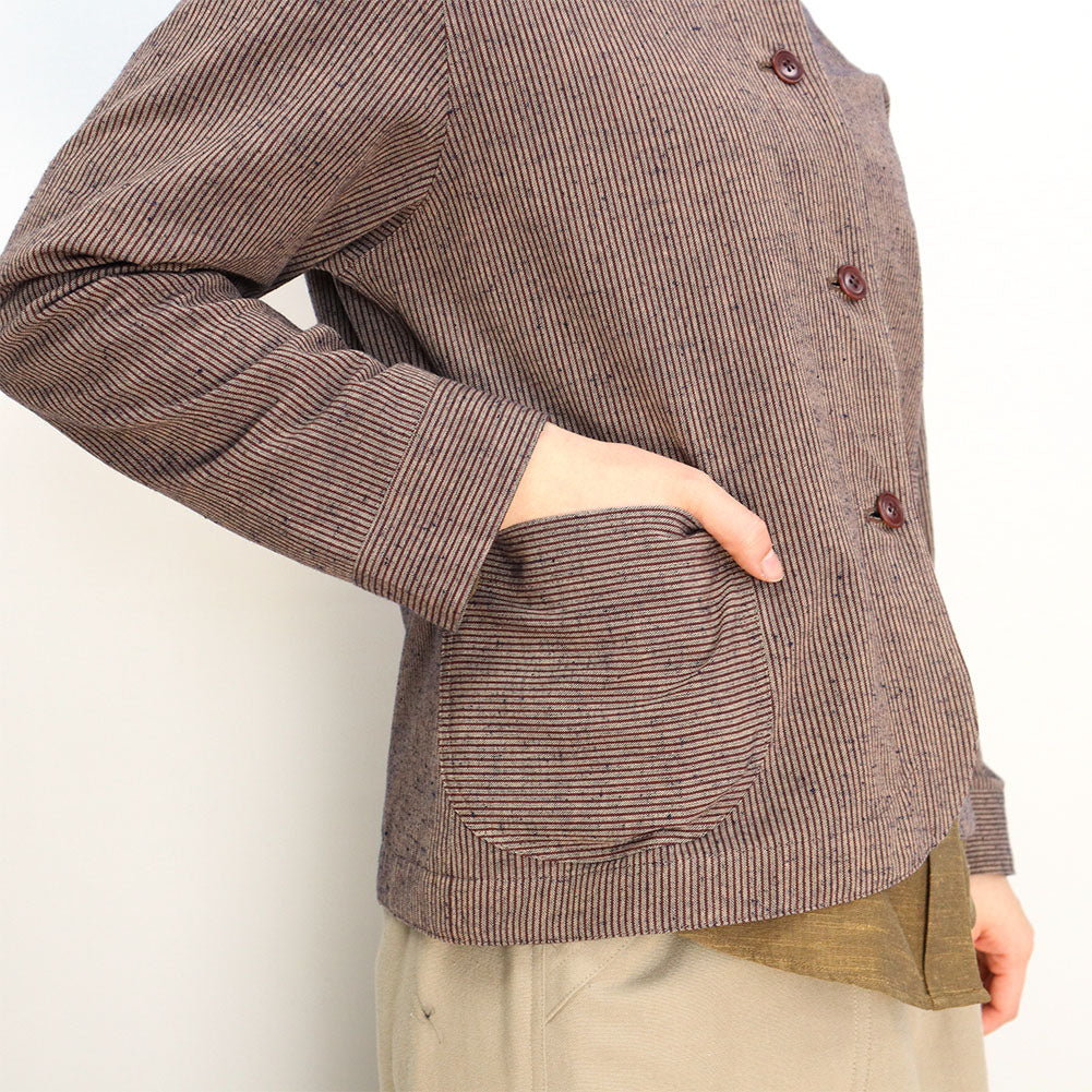 Giemon Giemon Giemon Kurume Kasuri Jacket Y1008 Made in Japan