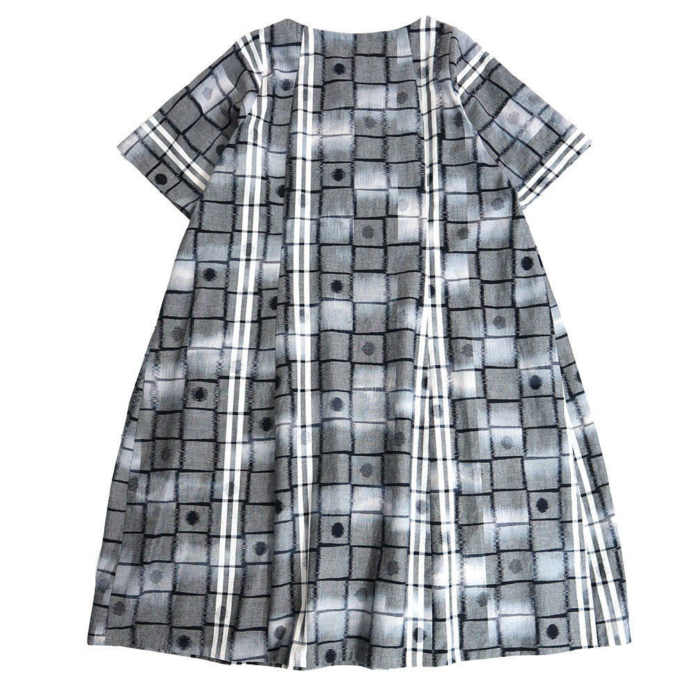 儀右ヱ門 ギエモン ぎえもん 久留米絣 ワンピース タ209 日本製【2025ss】