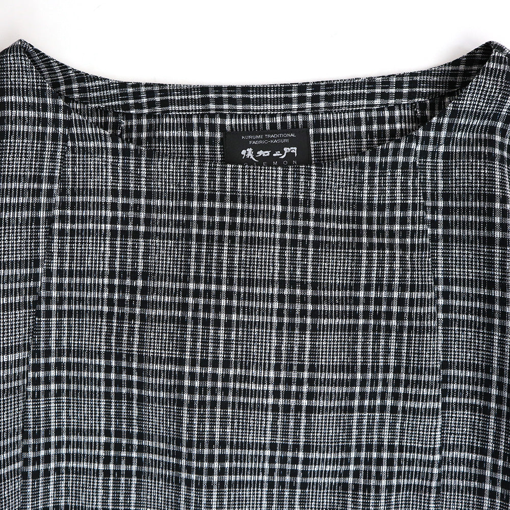 儀右ヱ門 ギエモン ぎえもん 久留米絣 ワンピース タ209 日本製【2025ss】