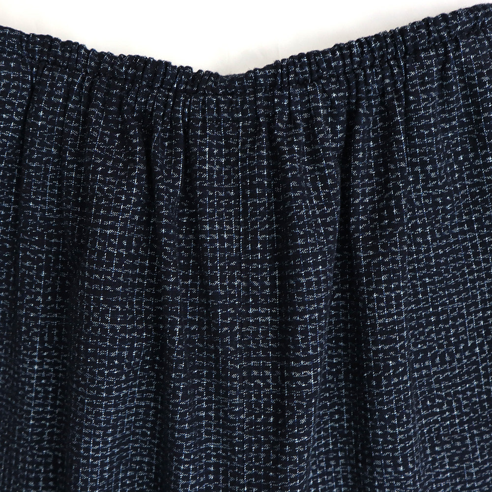 【予約商品】儀右ヱ門 ギエモン ぎえもん 久留米絣 フリル付きもんぺ風パンツ カ733 日本製【2025ss】