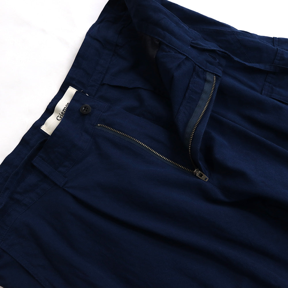 儀右ヱ門 ギエモン ぎえもん 久留米絣 カーゴパンツ G712 日本製【2025ss】