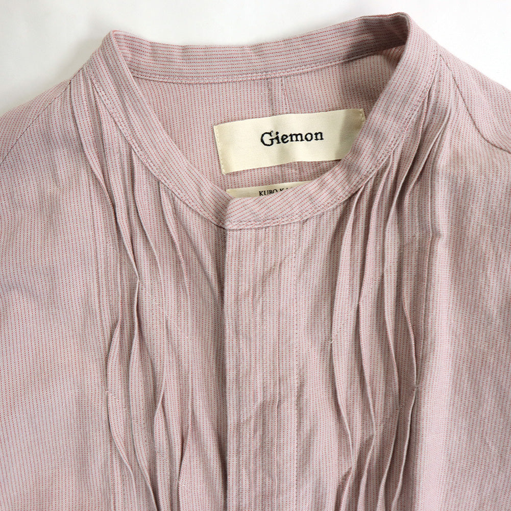 儀右ヱ門 ギエモン ぎえもん 久留米絣 ウェーブワンピース G223 日本製【2025ss】